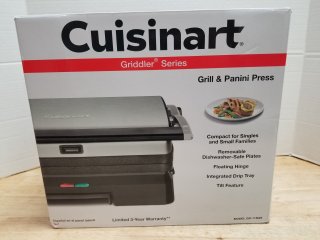 New cuisinart grill and panini press