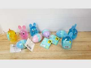 Assorted Easter Bunny Eggs & Chick Toys