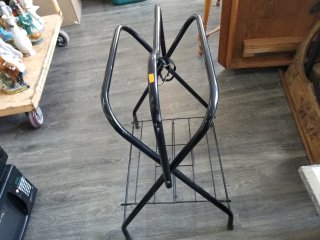 Saddle rack approx 32 by 24 by 20 inches 