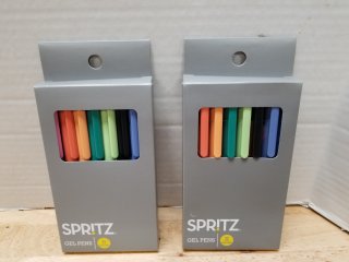 New gel pens 