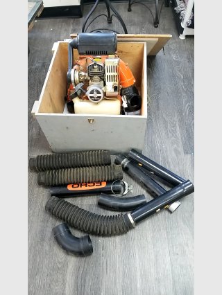 Echo Leaf Blower in Wood Crate w/ Hoses, PB-400E