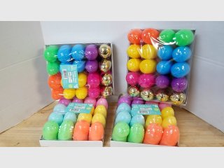 Plastic Easter Eggs, 48 in each