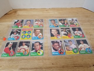 Topps baseball cards, 1963 and 1966