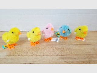 Fluffy Plush Easter Chicks Set