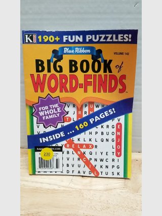 Blue Ribbon Big Book of Word-Finds Vol 1