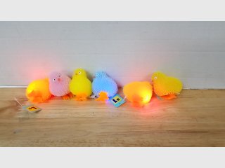 Light-Up Squishy Chick Toys Set
