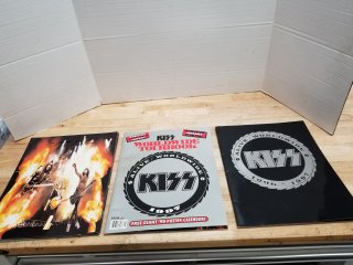 KISS tour books, each 14 by 11 inch