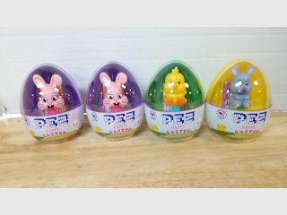 New pez easter eggs, 5 inch tall 