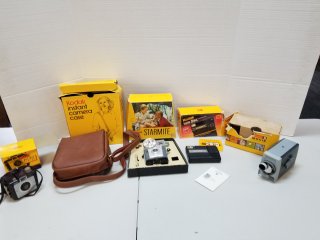 Vintage cameras, due to age sell as is