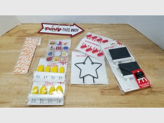 Party Supplies BBQ Picks Napkins Signs