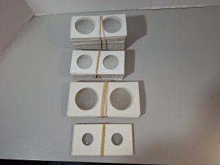Cardboard coin cards