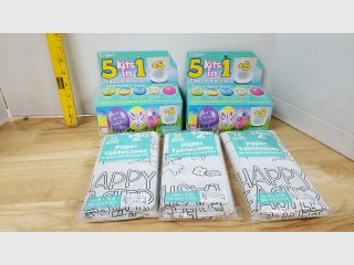 Easter Table Covers & Egg Decor Kits
