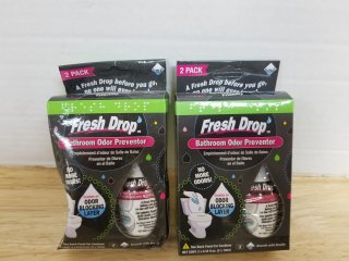New fresh drop bathroom odor preventors