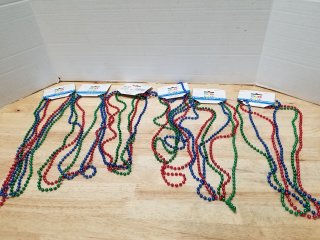 New Metallic beaded necklaces