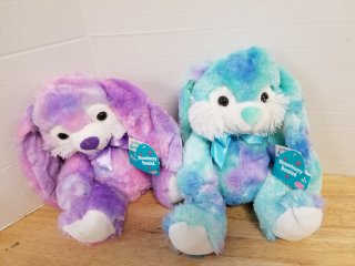 New plush rabbits each approx 12 inch tall 