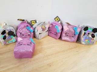 New small purses each approx 4 by 4 inch 
