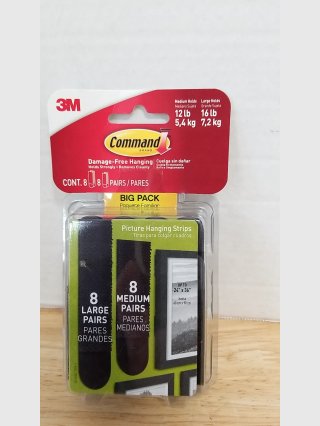 3M Command Picture Hanging Strips Big Pack