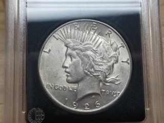 1926 S Peace silver dollar 