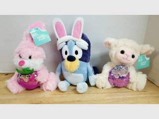 Bluey Easter Plush Set (Bunny, Bluey, Lamb)
