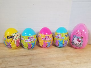 Unopened easyer eggs, tallest 5 inch 