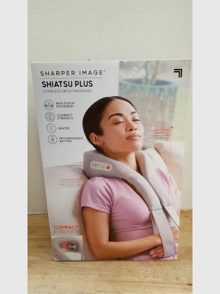 New Sharper Image Shiatsu Plus Neck Massager
