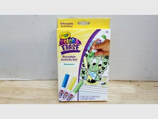 New Crayola Color Erase Reusable Dinosaur Set
