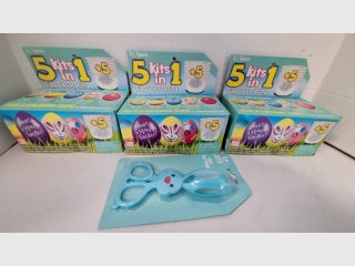 Easter Egg Decorating Kits 5-in-1 + Scissors
