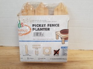 New picket fence planter