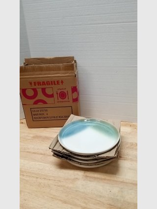 Celadon Glazed Ceramic Dinner Plates inch