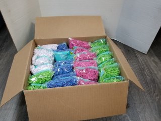 Box of new Easter grass 