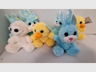 Assorted Easter Bunny Duck Plush Toys