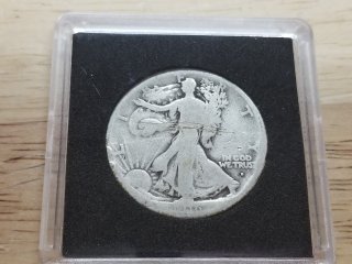 1916 D Walking Liberty Silver Half, RARE 