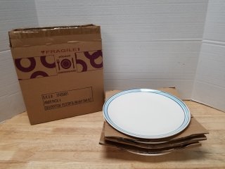New 4 pack dinner plates, 11 inch