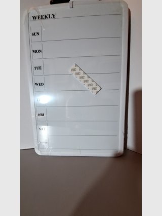 Weekly Whiteboard Planner, 17 x 11, new