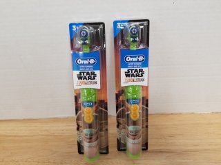 New star wars battery toothbrushes