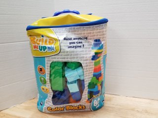 New 80 piece color blocks, stands 14 inch tall 