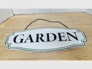Metal Decorative Garden Sign approx 20 inch