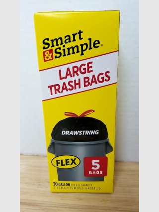 Smart & Simple Large Trash Bags