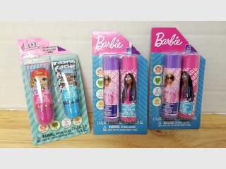 LOL Surprise & Barbie Lip Balms Set