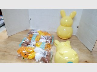 Plastic Animal Egg Containers, and 10 inch Bunny containers
