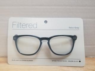 New blue light filtering glasses