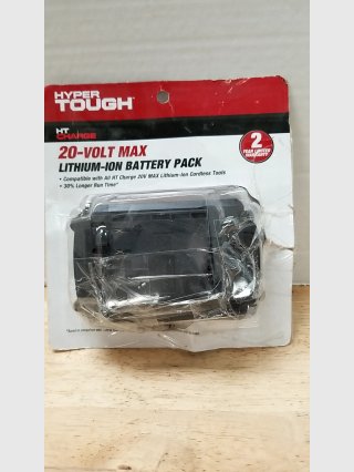 Hyper Tough 20V Max Lithium-ion Battery