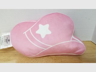 Pink Cowboy Hat Plush Pillow