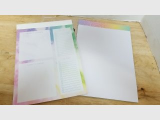 New Rainbow Watercolor Notepads Set