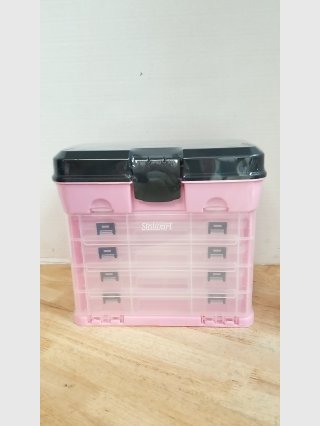 Pink Akro-Mils Storage Organizer