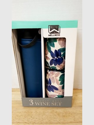 Wellness Double Wall 3 Wine Set