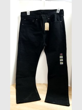 Levi's Black Straight Fit Jeans 34x30