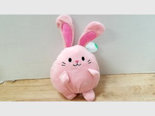 New Pink Plush Bunny Toy, 9 in