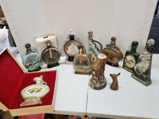 Empty decanters 