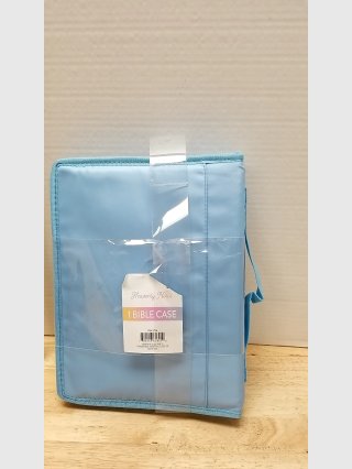 New Blue Padded Bible Case